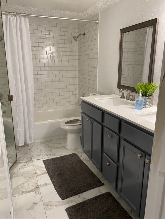 Bathroom renovation — after